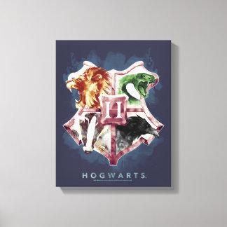 Lienzo Harry Potter | Escudo de HOGWARTS™ Acuarela