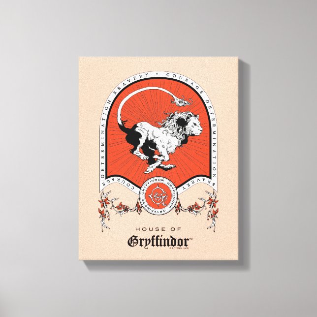 Lienzo HARRY POTTER™ | Escudo Delicado Sketch GRYFFINDOR™ (Anverso)