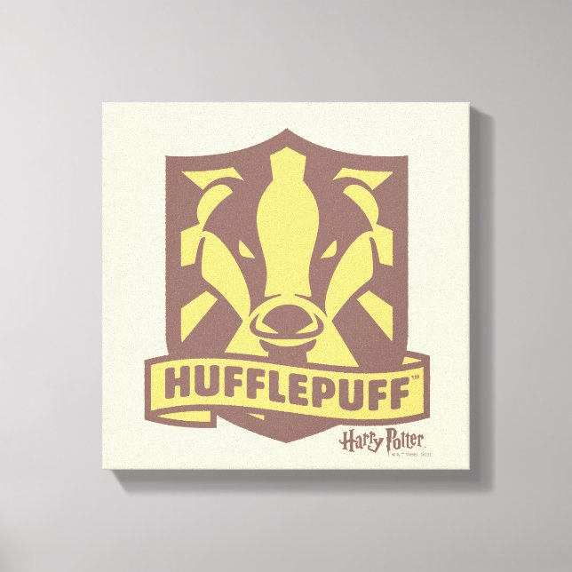 Lienzo HARRY POTTER™ | Escudo Summer Magic HUFFLEPUFF™ (Anverso)