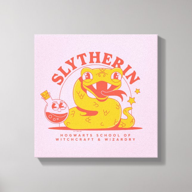Lienzo HARRY POTTER™ | Escuela Cute SLYTHERIN™ Hogwarts (Anverso)