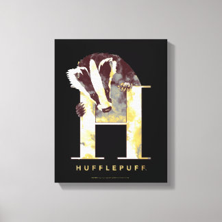 Lienzo Harry Potter | HUFFLEPUFF™ Tejón Acuarela
