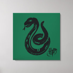 Lienzo Harry Potter   Icono de serpiente de Slytherin