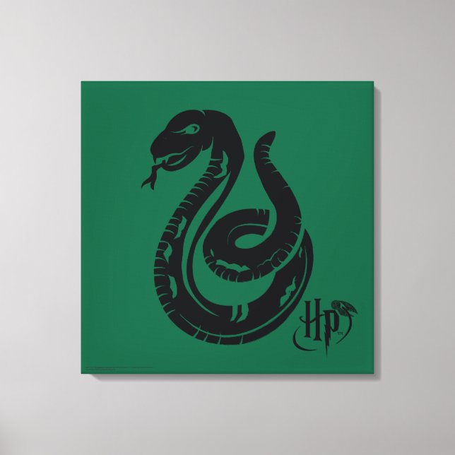 Lienzo Harry Potter | Icono de serpiente de Slytherin (Anverso)