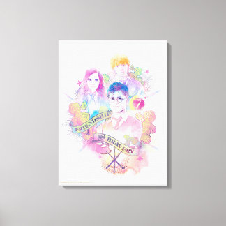 Lienzo Harry Potter Spell | Harry, Hermione y Ron Waterc