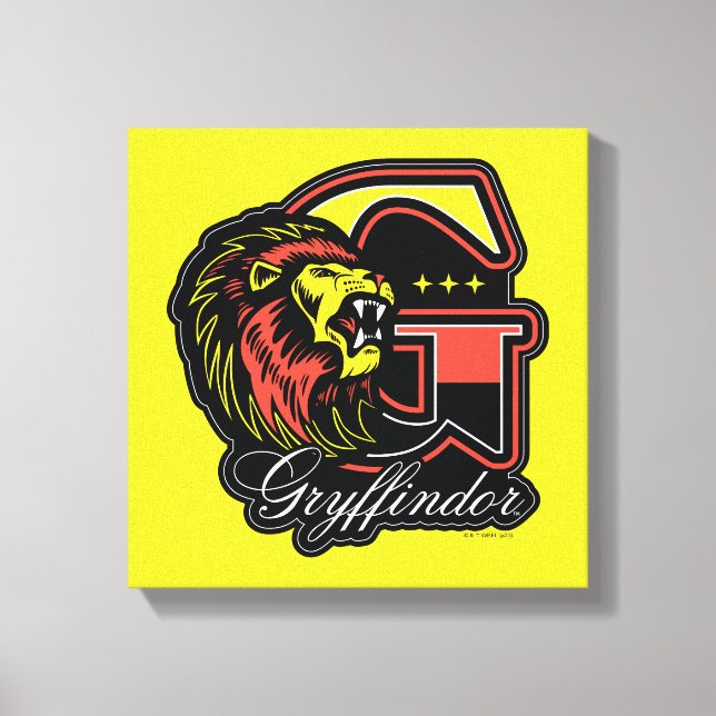 Lienzo HARRY POTTER™ | Tarjeta deportiva GRYFFINDOR™ (Anverso)