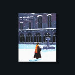 Lienzo HARRY POTTER™ y Hedwig en el patio HOGWARTS™<br><div class="desc">Mira este ilustracion de ensueño de Harry con su lechuza Hedwig en el patio de Hogwarts.</div>