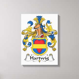 Lienzo Hartwig Family Crest