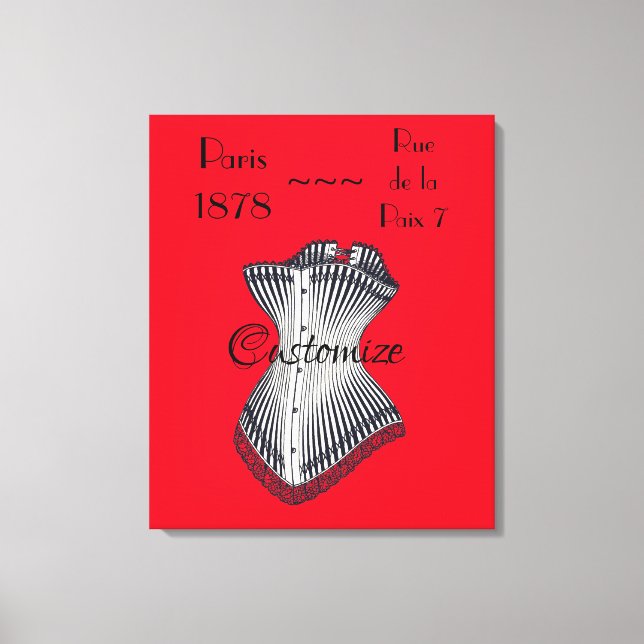 Lienzo Haute Couture Corset Thunder_Cove (Anverso)