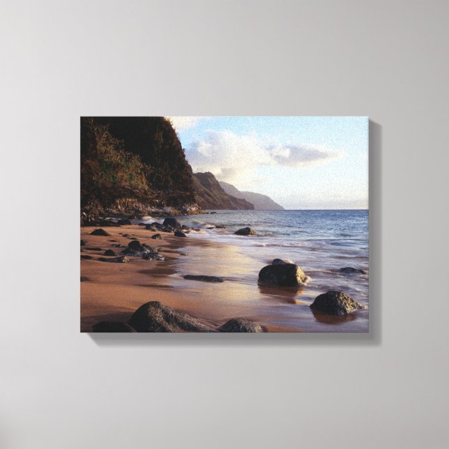 Lienzo Hawái, Kauai, Parque Estatal Haena 2 (Anverso)