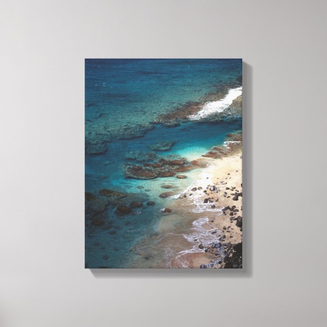 Lienzo Hawaii, Kauai, Parque Estatal Haena 1 (Anverso)