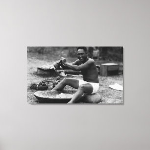 Lienzo Hawaii - taro de la palpitación del hombre para