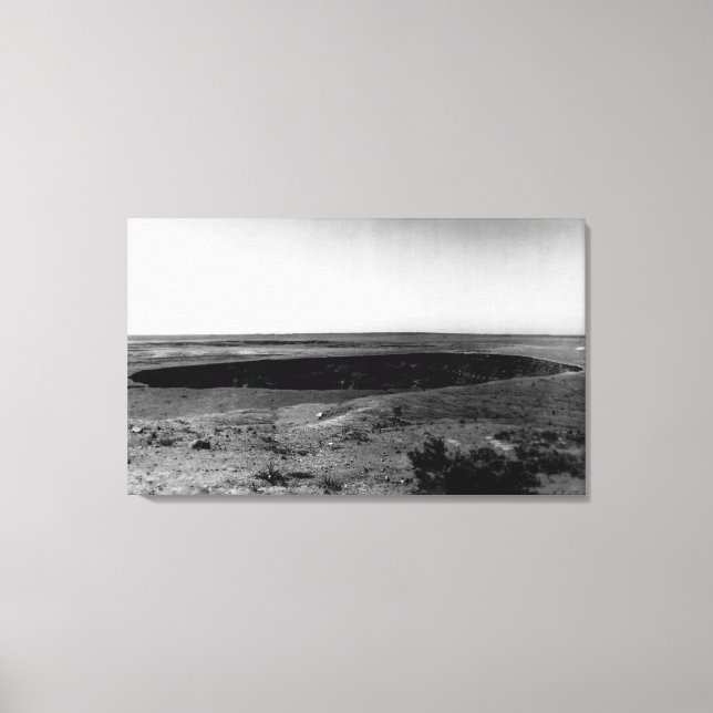 Lienzo Hawaii - Vista de la mina Halemauman en HA (Anverso)