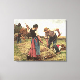 Lienzo Haymaking, 1880