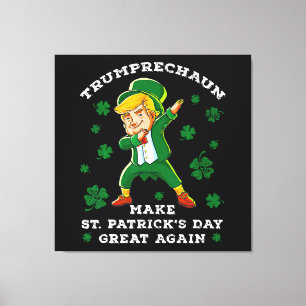Lienzo Haz de nuevo genial el día de San Patricio Diverti
