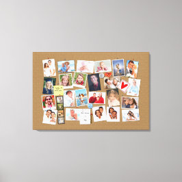 Lienzo Haz tu propio Recuerdos foto foto tablero de imita