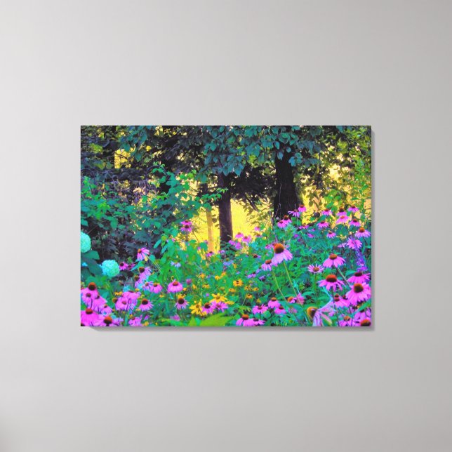 Lienzo Hazy Morning Sunrise en My Rubio Garden (Anverso)