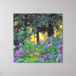 Lienzo Hazy Morning Sunrise en My Rubio Garden