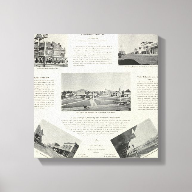 Lienzo Healdsburg, California (Anverso)