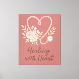 Lienzo Healing with heart
