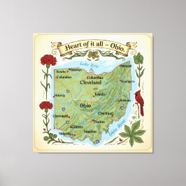 Lienzo Heart of It All — Ohio Boards