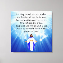 Lienzo Hebreos 12:2