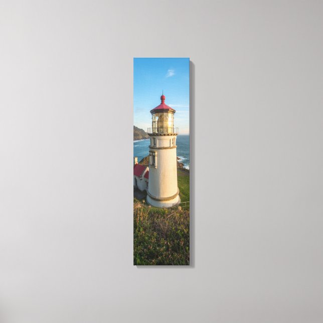 Lienzo Heceta Head Lighthouse Vertical Canvas Art (Anverso)