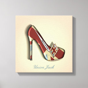 Lienzo Hecho en Gran Bretaña, Jack Stiletto Shoe