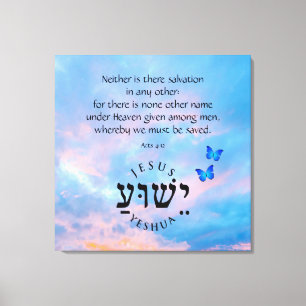Lienzo Hechos 4:12