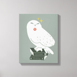Lienzo Hedwig con carta Dibujo caprichoso