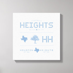 Lienzo Heights Design Collection, Baldosa Azul, Houston T