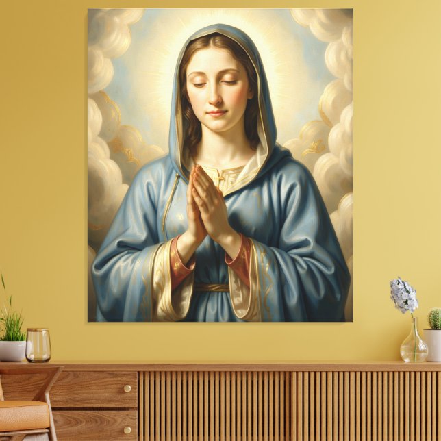 Lienzo Heilige Mutter Gottes – Göttliche Liebe & Schutz (Insitu (Sala de estar))