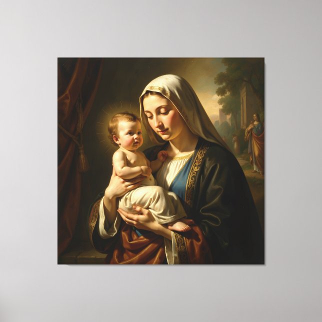 Lienzo Heilige Mutter Gottes – Göttliche Liebe & Schutz´5 (Anverso)