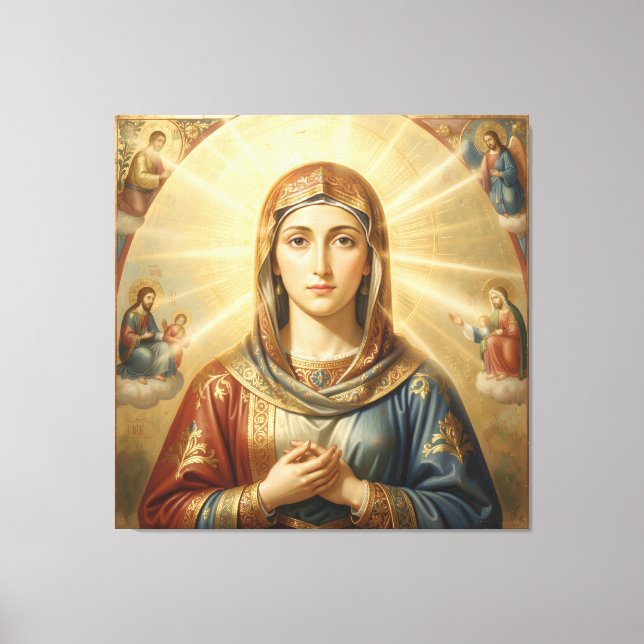 Lienzo Heilige Mutter Gottes – Göttliche Liebe & Schutz´8 (Anverso)