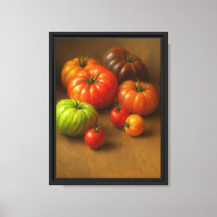 Lienzo Heirloom Tomate Still Life Canvas Wall Art Imprimi