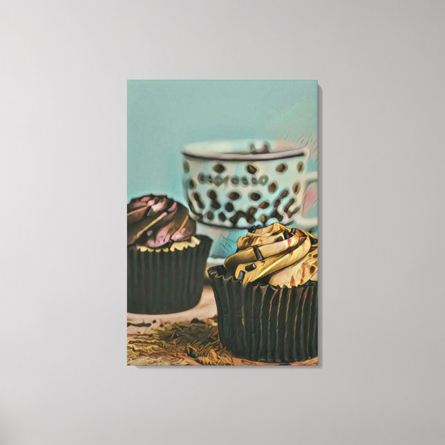 Lienzo Helado de chocolate (Anverso)