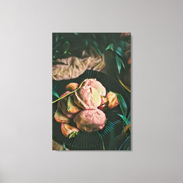 Lienzo Helados rociados (Anverso)