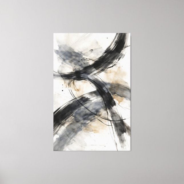 Lienzo Held Between Currents (Anverso)