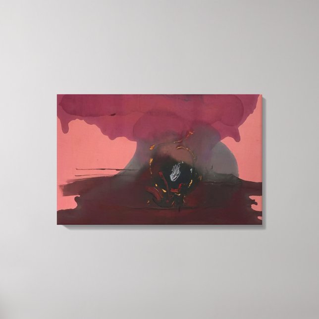 Lienzo Helen Frankenthaler - Harbinger - 1986 (Anverso)