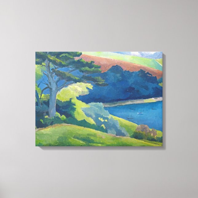 Lienzo Helford Passage Cornwall (Anverso)