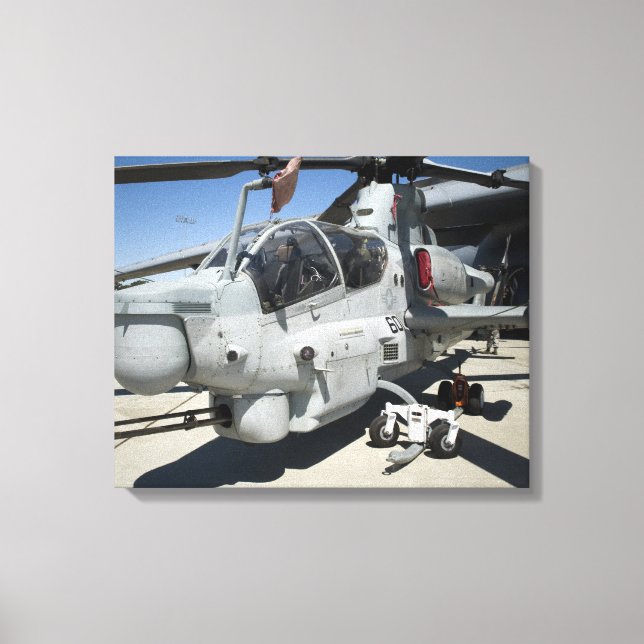 Lienzo Helicóptero de ataque AH-1Z Super Cobra (Anverso)