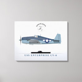 Lienzo Hellcat VF-10 USS Enterprise
