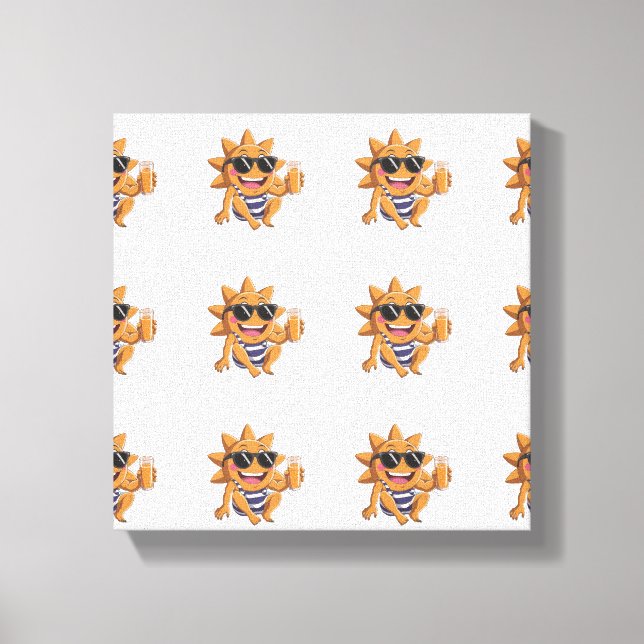 Lienzo Hello summer  (Anverso)