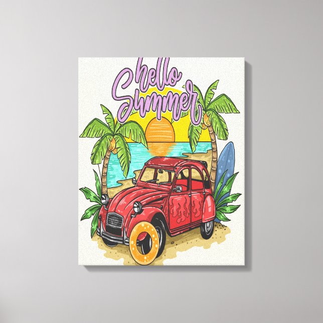 Lienzo Hello Summer Artwork 2024 (Anverso)