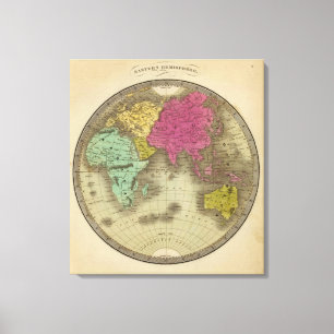 Lienzo Hemisferio del este 8