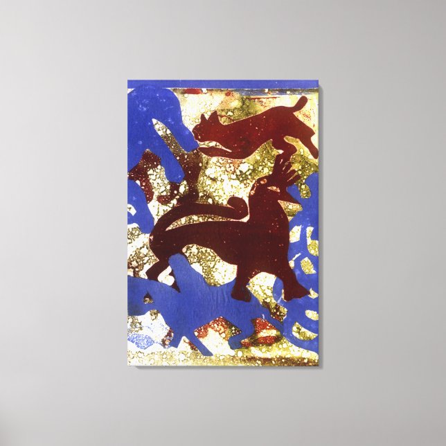 Lienzo Hen Fiesta (Anverso)