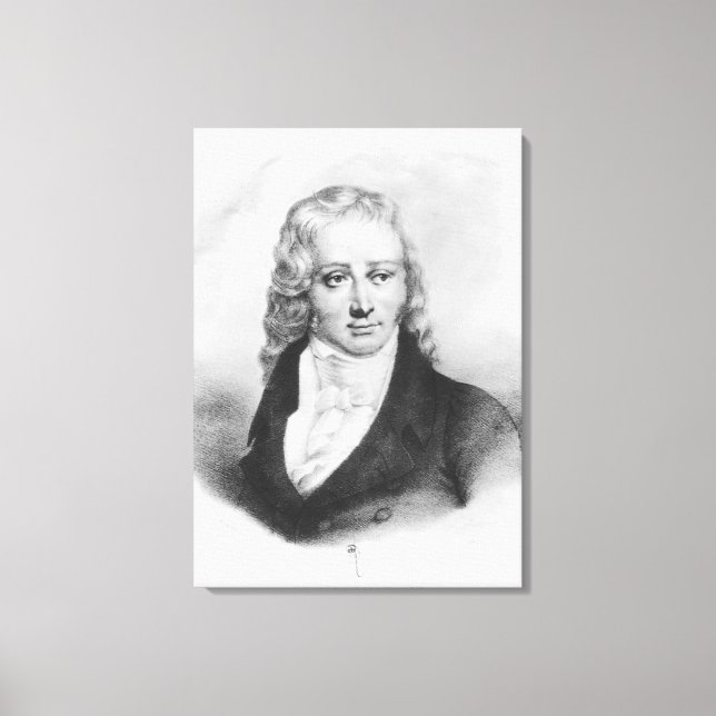 Lienzo Henri Benjamin Constant de Rebecque (Anverso)