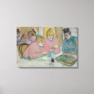 Lienzo Henri de Toulouse-Lautrec - Damas de Comedor