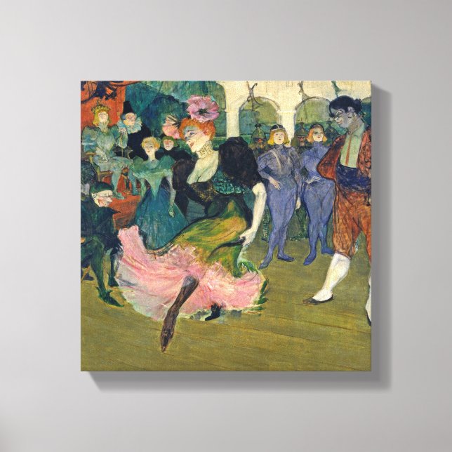 Lienzo Henri de Toulouse-Lautrec | Mapa: Viaje de Magella (Anverso)