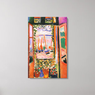 Lienzo Henri Matisse - COLLIOURE DE LA VENTANA ABIERTA 19