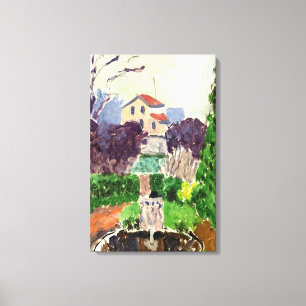 Lienzo Henri Matisse - EL JARDÍN DEL ARTISTA EN ISSY LES 